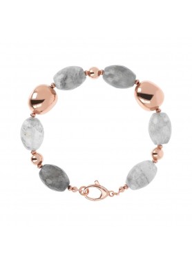 Bracciale con Quarzi Fumè e...
