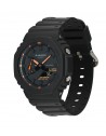 Orologio Casio G-SHOCK GA-2100-1A4ER nero con dettagli arancioni