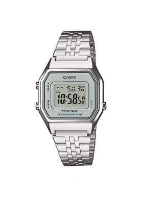 Orologio Casio Vintage digitale argentato LA680WEA-7EF
