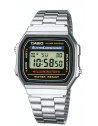 Orologio Casio Vintage digitale argentato A168WA-1YES