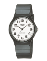 Orologio analogico Casio MQ-24-7B2LEG nero con quadrante bianco
