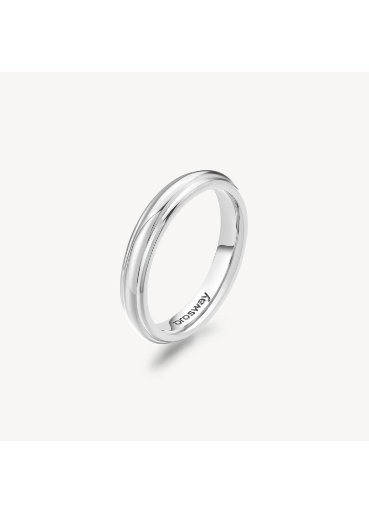 Anello uomo Brosway Knocker BKC31 in acciaio