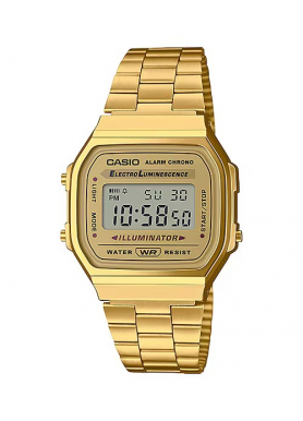 Orologio Casio Vintage digitale dorato A168WG-9EF