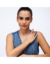 Set collana e bracciale Brosway Chakra BHKLE01 indossato