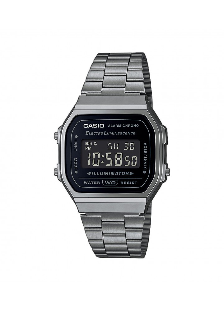 Orologio Casio Vintage digitale grigio A168WEGG-1BEF