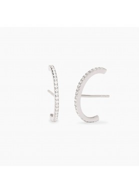 Orecchini  Pave'  in...