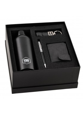 Set regalo Bagutta con borraccia, portafoglio, penna e portachiavi