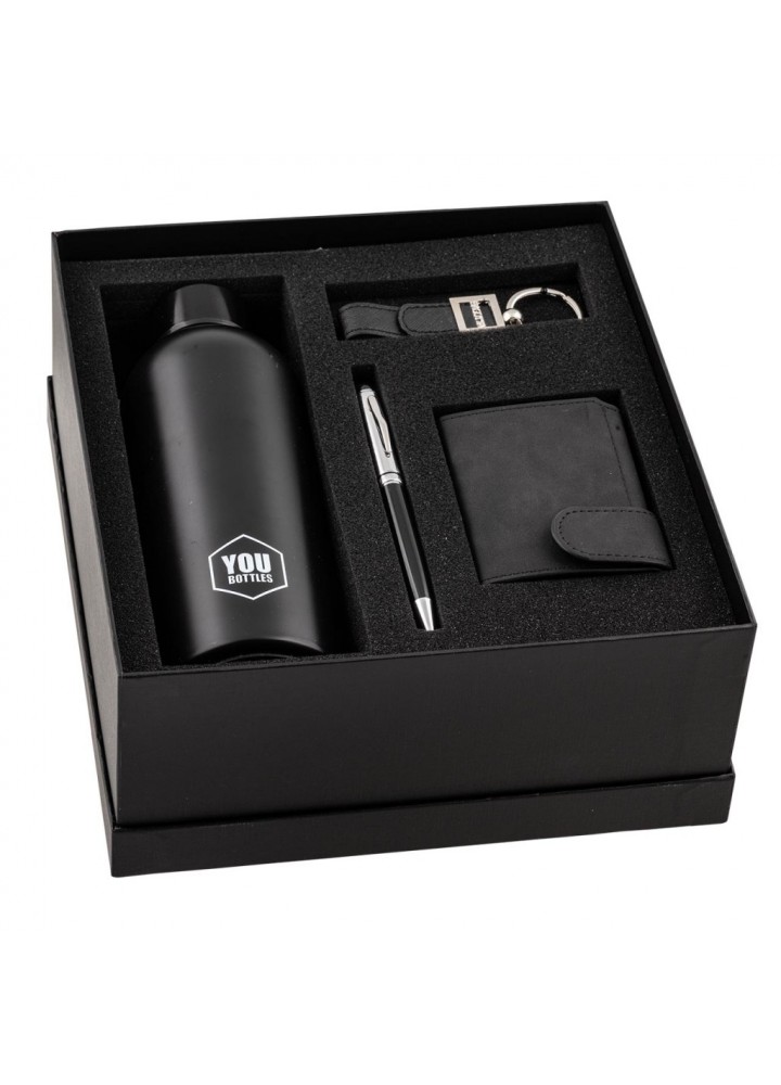 Set regalo Bagutta con borraccia, portafoglio, penna e portachiavi
