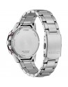 Citizen CA4714-55E: fondello avvitato e chiusura di sicurezza del bracciale in acciaio