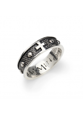 Anello rosario AMEN in...