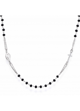 Collana in Argento Rosario...