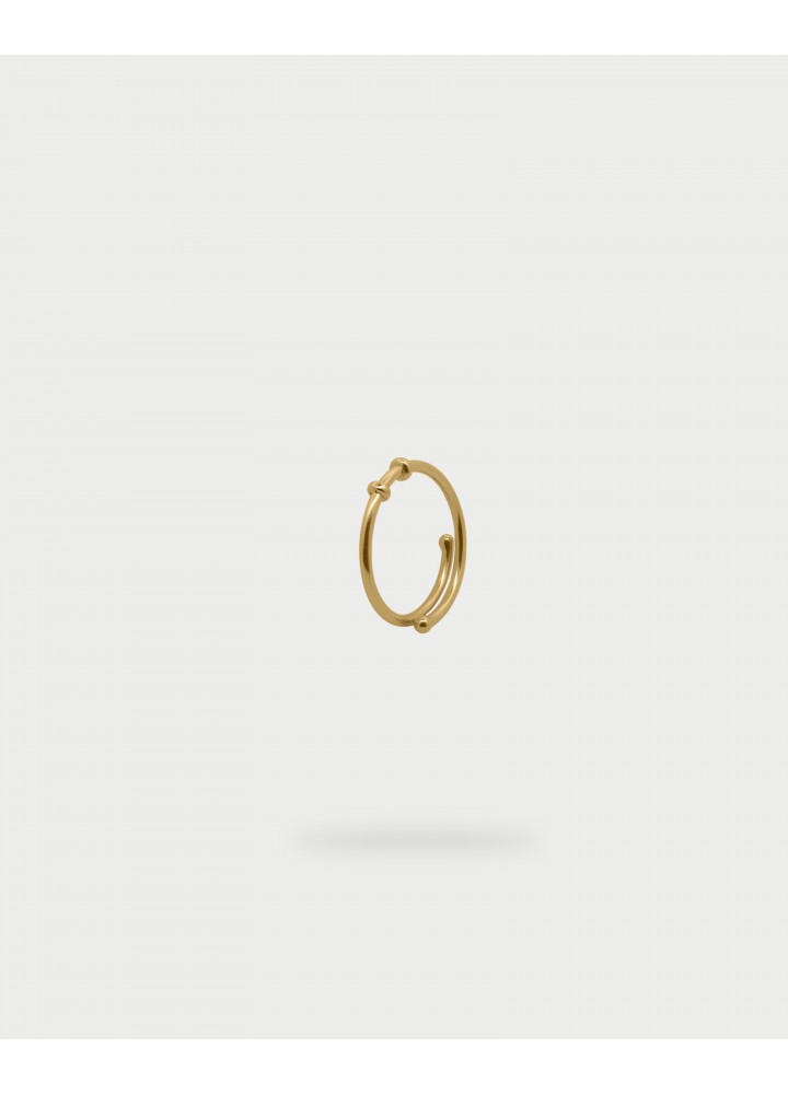 Anello Rue des Mille Charm Bar Base dorato