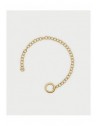Bracciale Rue des Mille Charm Bar Rolò Chain con cerchio dorato