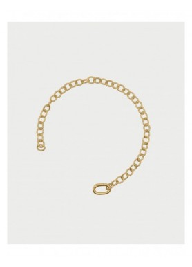 Bracciale Rue des Mille Charm Bar Rolò Chain con ovale dorato