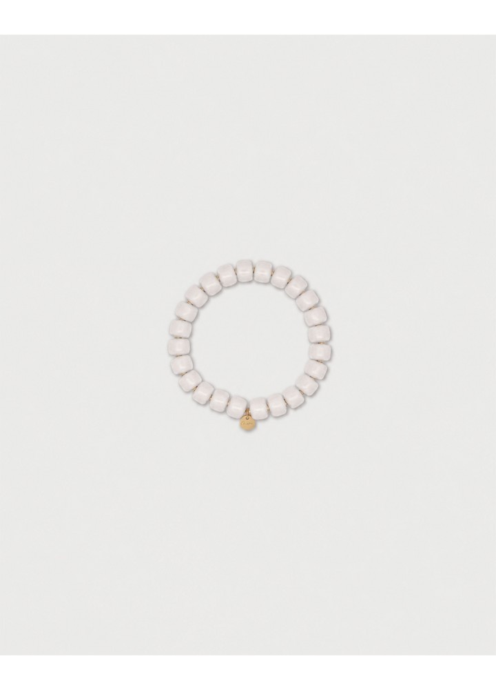 Bracciale elastico Rue des Mille Charm Bar Ibiza bianco