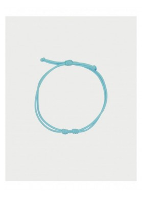 Bracciale Rue des Mille Charm Bar Soft Cord con cordino turchese