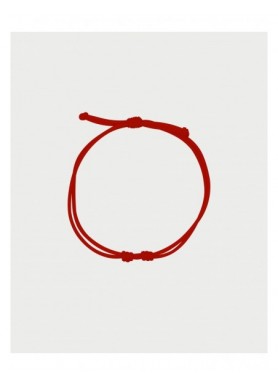 Bracciale Rue des Mille Charm Bar Soft Cord con cordino rosso