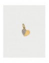 Charm Cuore Rue des Mille CharmBar dorato con zirconi, CB-LCN 01.
