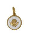 Charm Rue des Mille CharmBar Medaglia Angelo bianca e dorata — CB-LCN 100