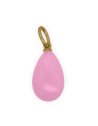 Charm Rue des Mille CharmBar Goccia Giada Pink rosa e dorata — CB-LCN 67
