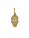 Charm Rue des Mille CharmBar Teschio Skully dorato con zirconi — CB-LCN 69