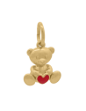 Charm Rue des Mille CharmBar Orso Berto dorato smaltato — CB-LCN 71