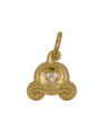 Charm Rue des Mille CharmBar Carrozza dorata con zirconi — CB-LCN 75