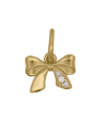 Charm Rue des Mille CharmBar Fiocco dorato con zirconi — CB-LCN 79