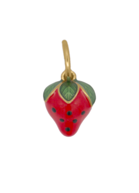 Charm Rue des Mille CharmBar Fragolina dorata smaltata — CB-LCN 83