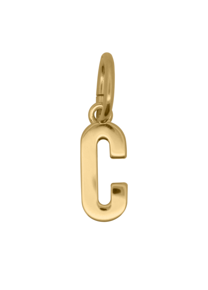 Charm Rue des Mille CharmBar Lettera C dorata — CB-LCN IN C