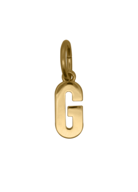 Charm Rue des Mille CharmBar Lettera G dorata — CB-LCN IN G