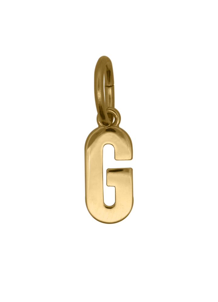 Charm Rue des Mille CharmBar Lettera G dorata — CB-LCN IN G