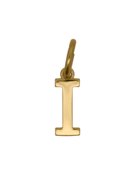 Charm Rue des Mille CharmBar Lettera I dorata — CB-LCN IN I