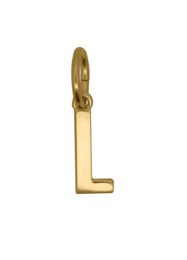 Charm Rue des Mille CharmBar Lettera L dorata — CB-LCN IN L