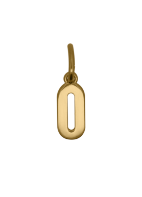 Charm Rue des Mille CharmBar Lettera O dorata — CB-LCN IN O