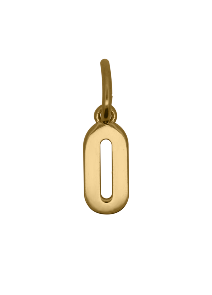 Charm Rue des Mille CharmBar Lettera O dorata — CB-LCN IN O