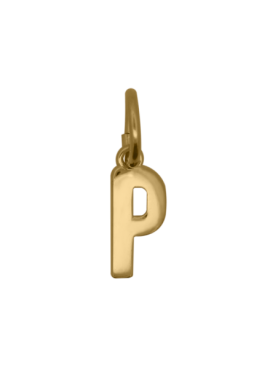 Charm Rue des Mille CharmBar Lettera P dorata — CB-LCN IN P