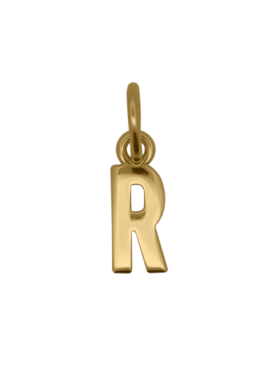 Charm Rue des Mille CharmBar Lettera R dorata — CB-LCN IN R