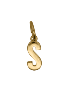 Charm Rue des Mille CharmBar Lettera S dorata — CB-LCN IN S