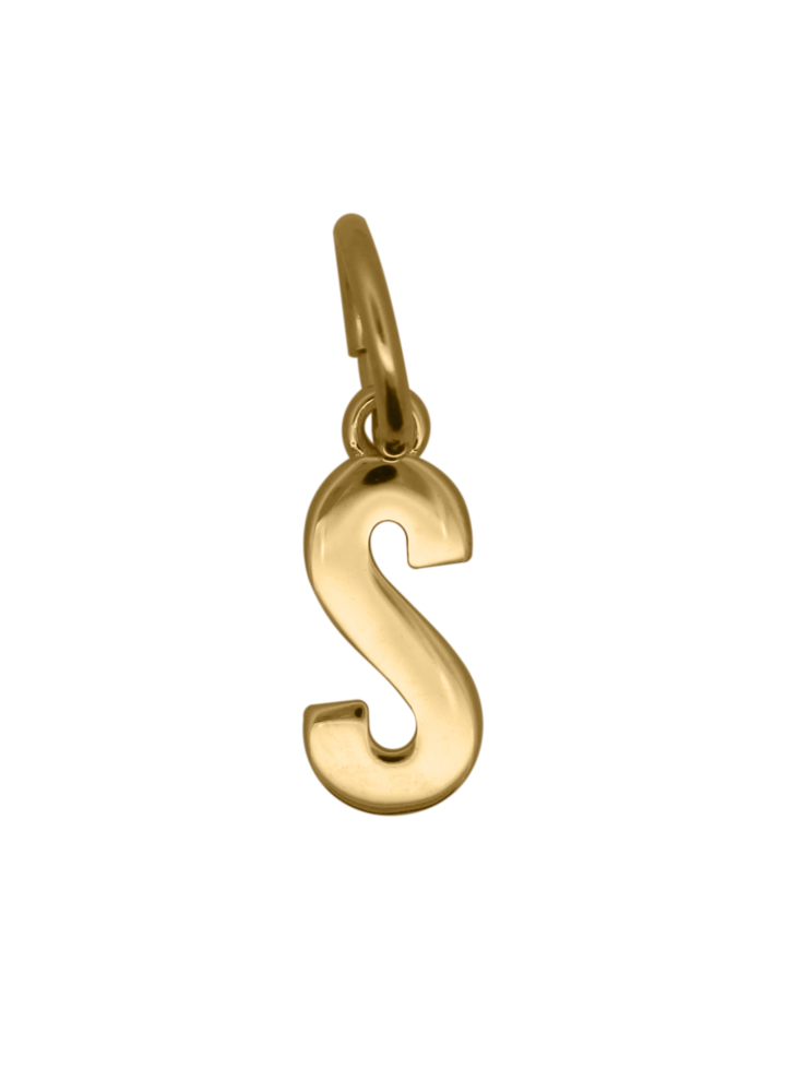 Charm Rue des Mille CharmBar Lettera S dorata — CB-LCN IN S