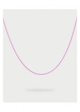 Collana Rue des Mille Charm Bar Chain smaltata rosa