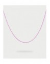 Collana Rue des Mille Charm Bar Chain smaltata rosa