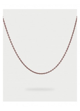 Collana Rue des Mille Charm Bar Chain smaltata marrone