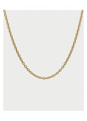 Collana lunga Rue des Mille Charm Bar Flow 79 cm dorata