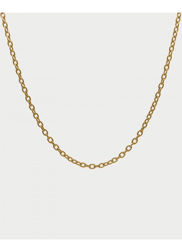 Collana lunga Rue des Mille Charm Bar Flow 79 cm dorata