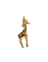 Charm Rue des Mille CharmBar Giraffa dorata smaltata — CB-LCN 120