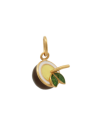 Charm Rue des Mille CharmBar Noce di Cocco dorata smaltata — CB-LCN 123