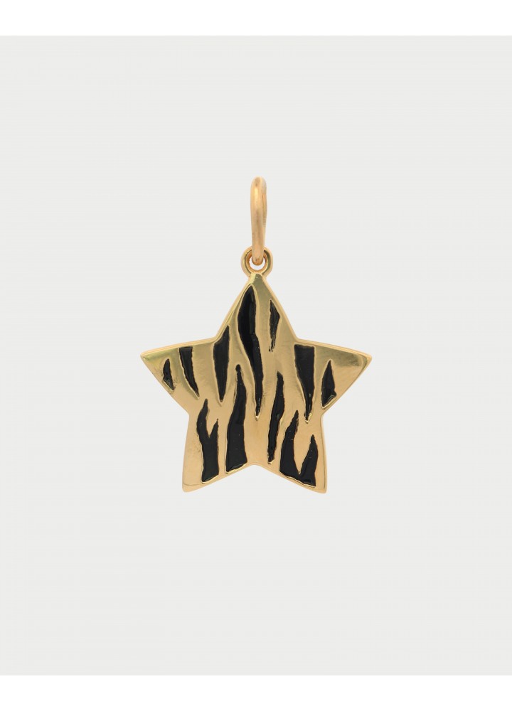Charm Rue des Mille CharmBar Stella Wild XL dorata zebrata — CB-LCN 130
