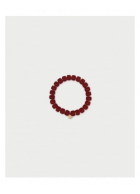 Bracciale elastico Rue des Mille Charm Bar Ibiza burgundy