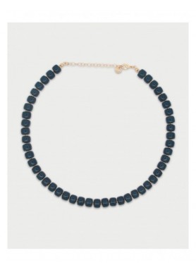 Collana Rue des Mille Charm Bar Ibiza blu navy